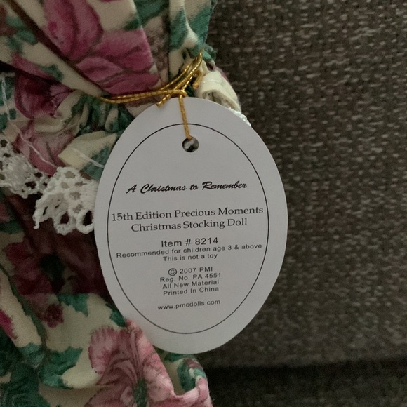 Precious Moments Stocking Doll A Christmas to Remember - Picture 3 of 8